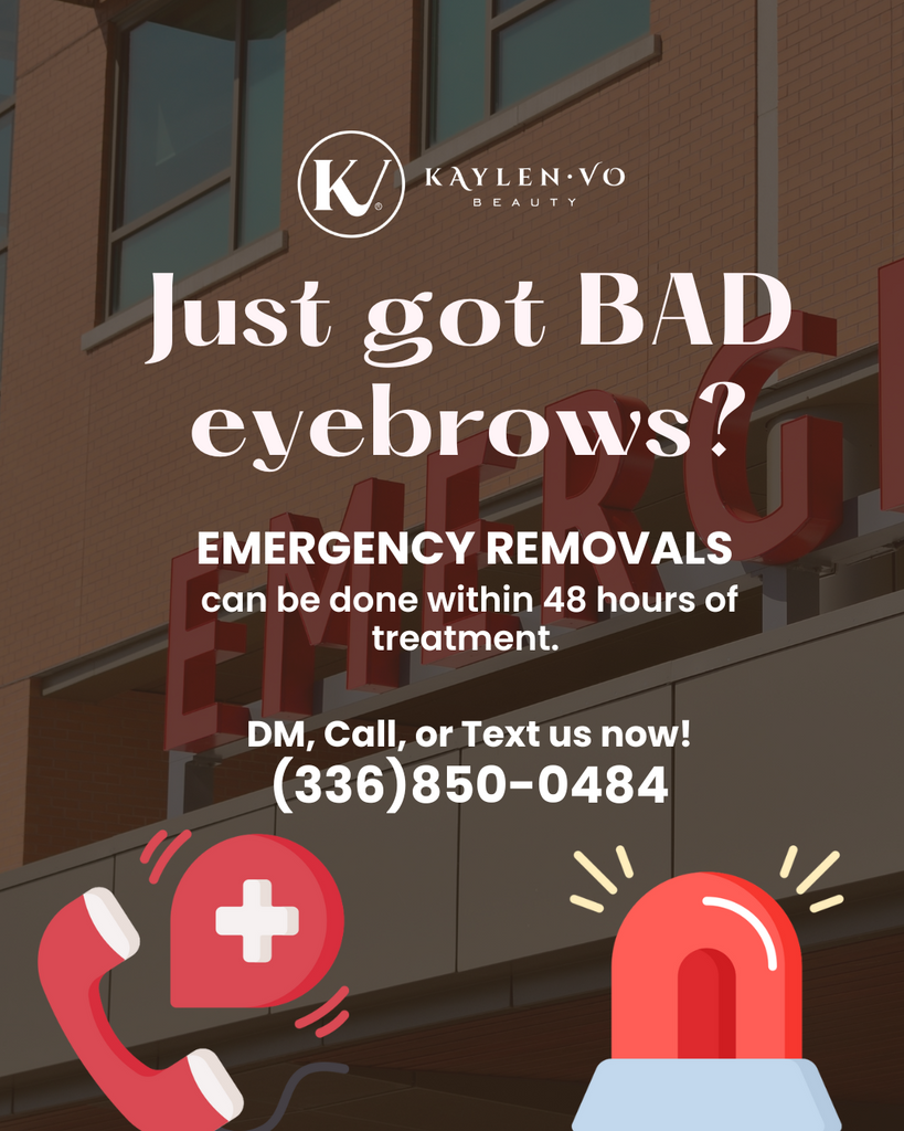 Emergency Brow Tattoo Removal